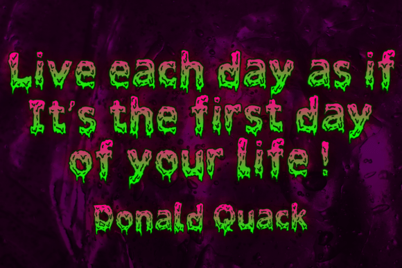 Creature Slime Font - Preview 2