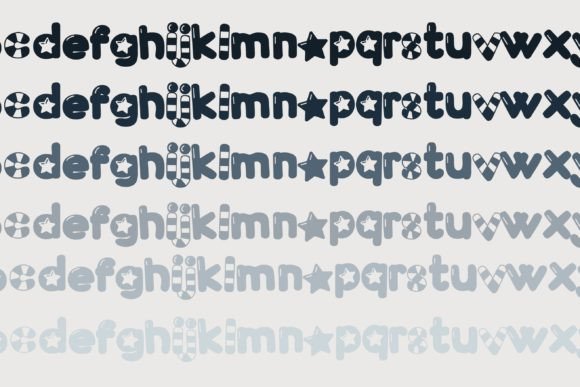 Fat Stars and Stripes Font - Preview 4