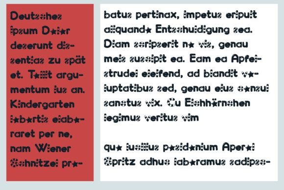 Fat Stars and Stripes Font - Preview 6