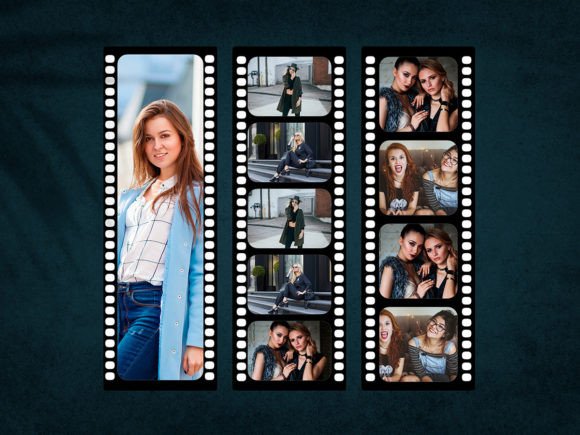 Film Strip Psd Mockup Editable Template Grafica Modelli di Prodotti Di Design_love