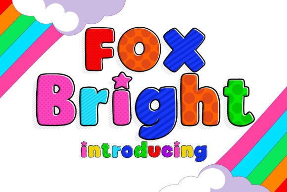 Fox Bright Color Fonts Font By Fox7