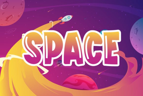 Galaxy Font - Preview 2