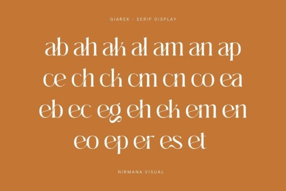 Giarek Font - Preview 2