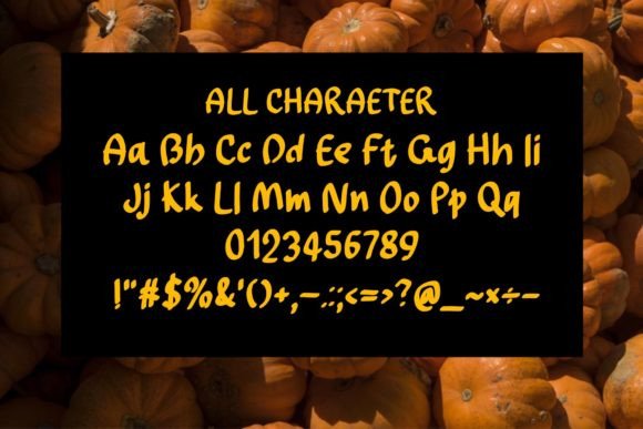 Howling Font PNG with transparent background - Preview 3