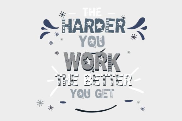 Patriotic Spudster Font PNG with transparent background - Preview 2
