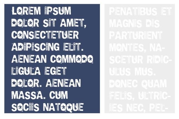 Patriotic Spudster Font PNG with transparent background - Preview 3