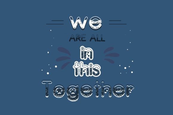 Scribble Stars Font font preview - 1