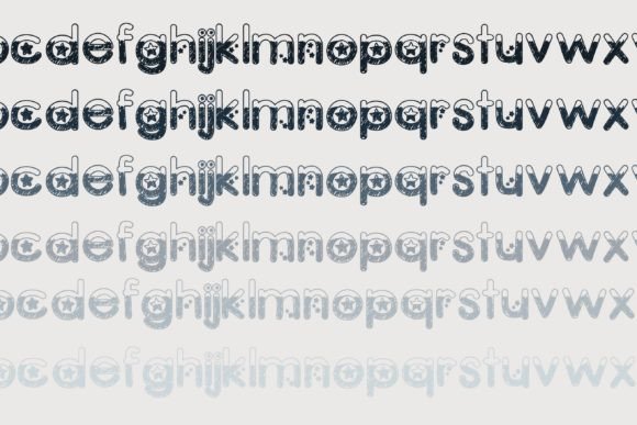 Scribble Stars Font font preview - 4