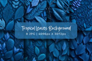 Tropical Leaves Background Collection Graphic by srempire · Creative ...
