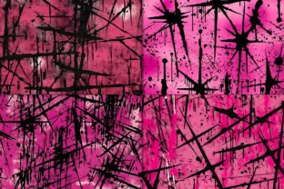 Pink Like Scratch Line 20 Seamless Pink Scratches Patterns Graphic by NordicDesign · Creative ...