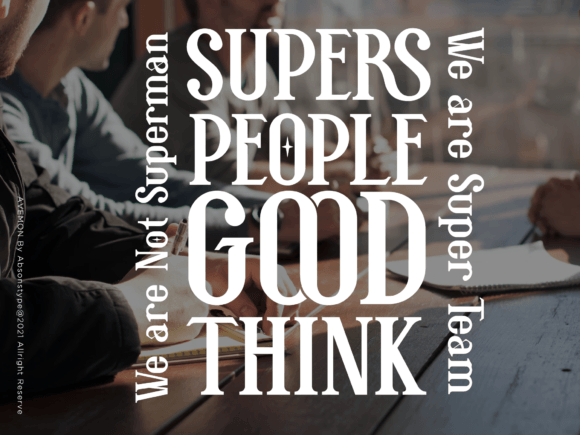Avemon Font PNG with transparent background - Preview 3