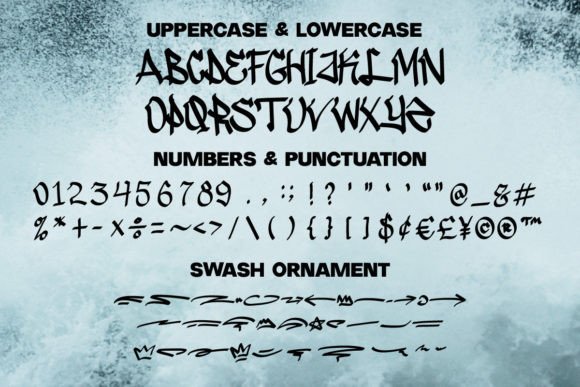 Airosol Spray Graffiti Font - Preview 4