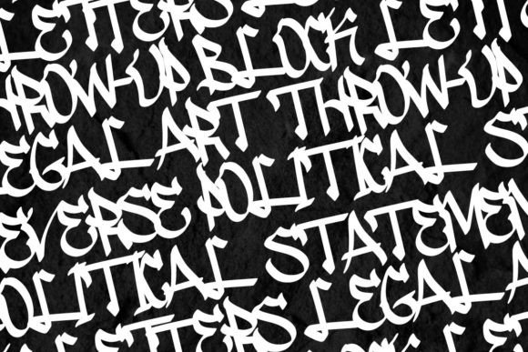 Airosol Spray Graffiti Font - Preview 6