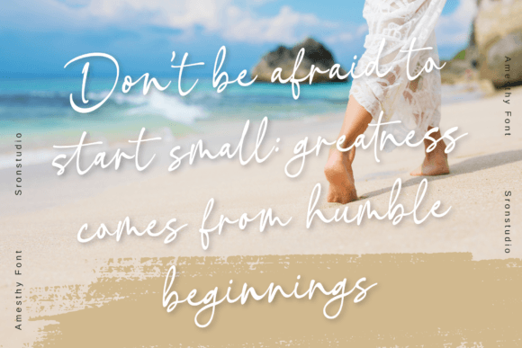Amesthy Font - Preview 5