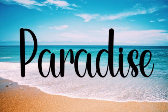 Beach Font - Preview 1