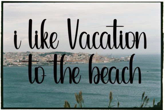 Beach Font - Preview 2