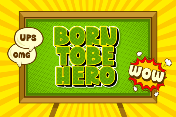 Boss Comic Font - Preview 1