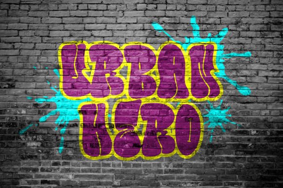Bubble Horns Graffiti Font - Preview 3