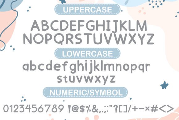 Cute Doodle Font - Preview 1