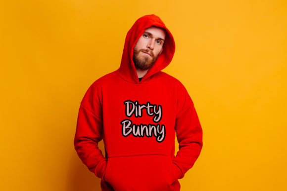 Dirty Bunny Font PNG with transparent background - Preview 1