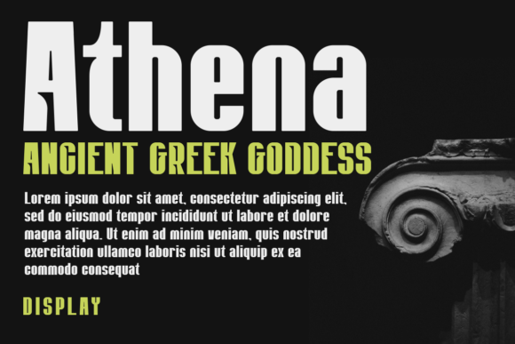 Hormesis - Condensed Display Font PNG with transparent background - Preview 3