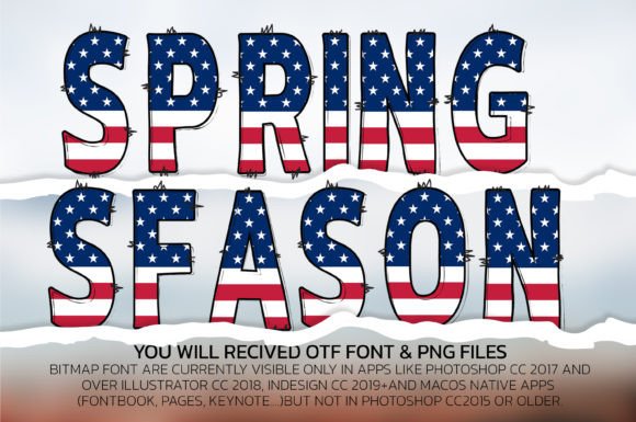Love Amelica Font PNG with transparent background - Preview 3