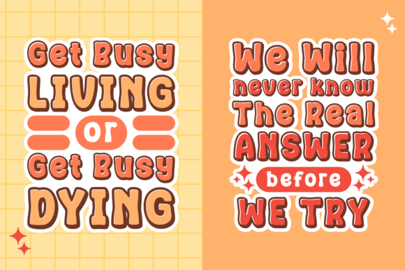 Marlo Retro Font PNG with transparent background - Preview 2