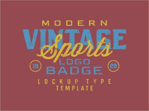 Modern Vintage Sports Logo Badge Design
