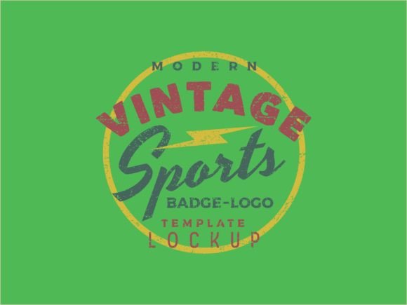 Modern Vintage Sports Logo Template