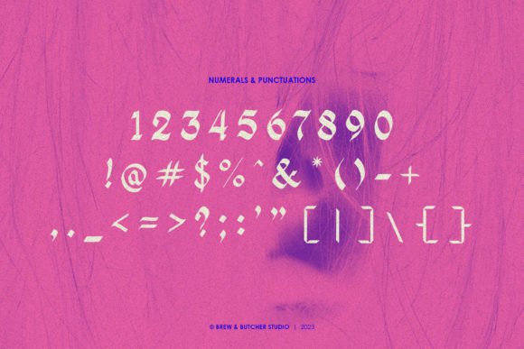 Morthao Font PNG with transparent background - Preview 2
