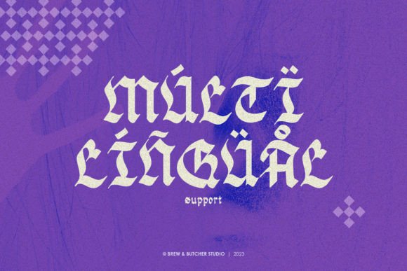 Morthao Font PNG with transparent background - Preview 3