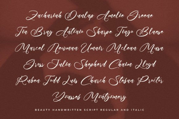 Palmer Blansttep Font PNG with transparent background - Preview 4