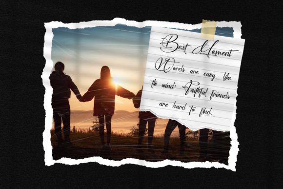 Perfect Signature Font PNG with transparent background - Preview 2