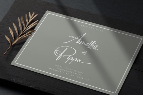 Perfect Signature Font PNG with transparent background - Preview 4