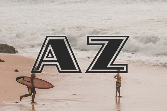 Recreation Font PNG with transparent background - Preview 3