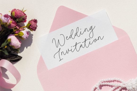 Roseline Font PNG with transparent background - Preview 1