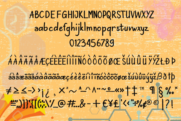 Salihone Font PNG with transparent background - Preview 5