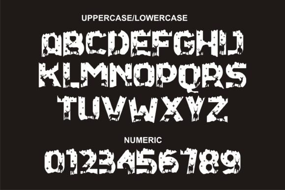 Snow Deer Font font preview - 5