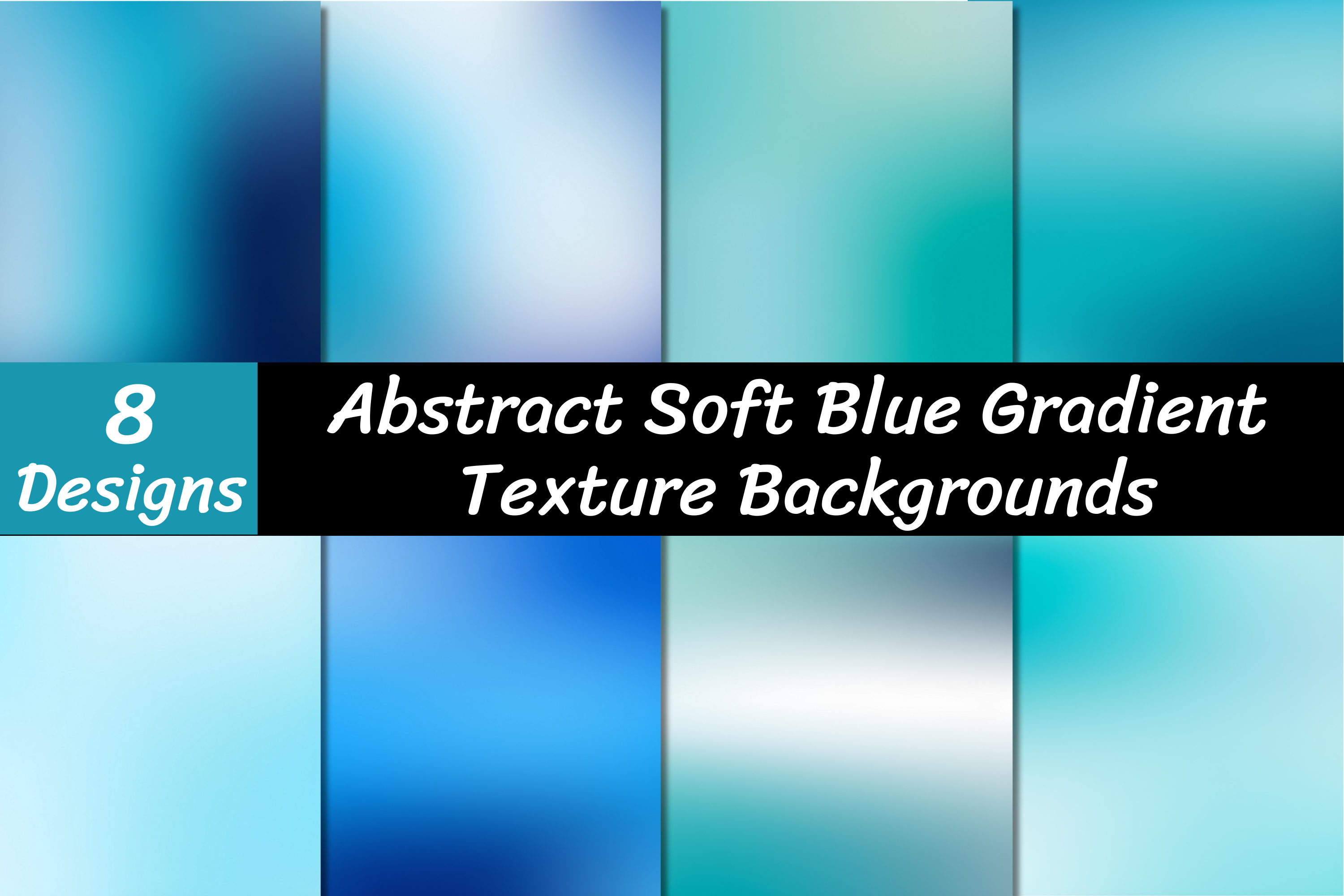 Soft Blue Gradient Texture Backgrounds Graphic by VYCstore · Creative ...