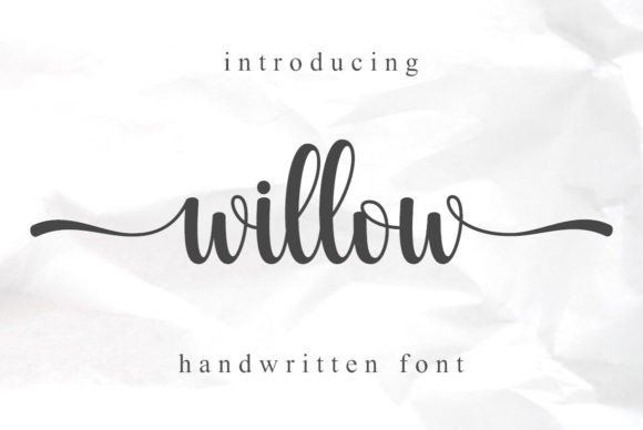 Willow Font