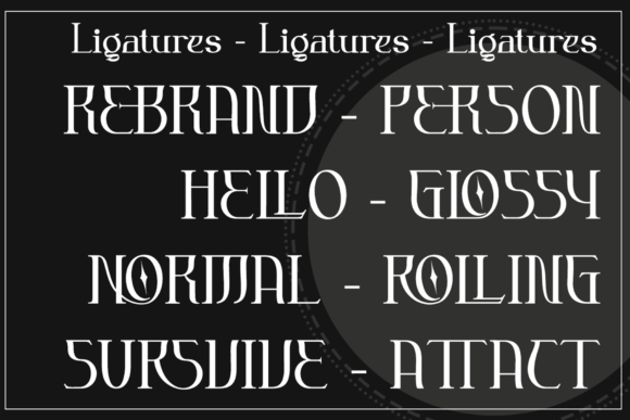 Andromeda Font - Preview 2