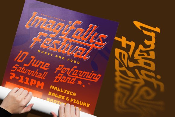 Borndland Font - Preview 3