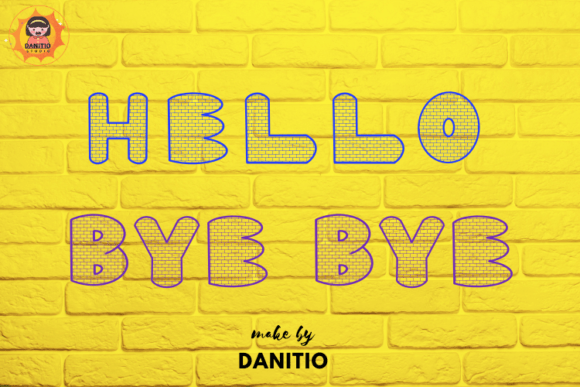 Brick Font - Preview 3