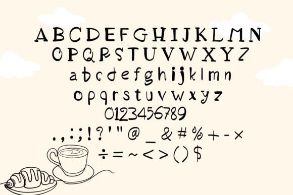 Croissant Font - Preview 1