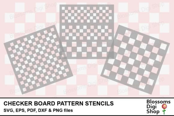 Checker Board Pattern Stencils