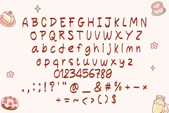 Custardcake Font - Preview 1