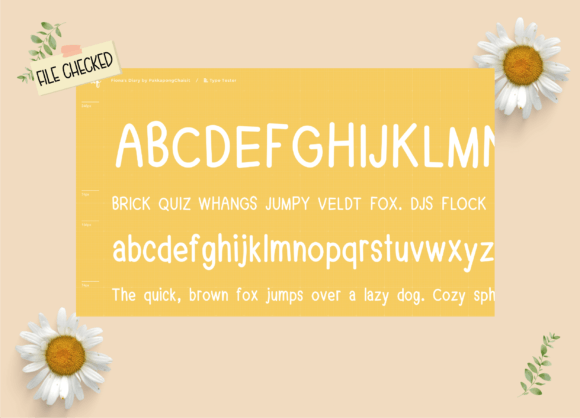Fionas Diary Font - Preview 2