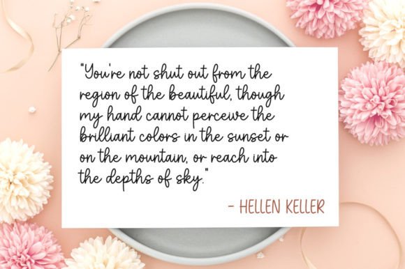 Hello Beautiful Font PNG with transparent background - Preview 1