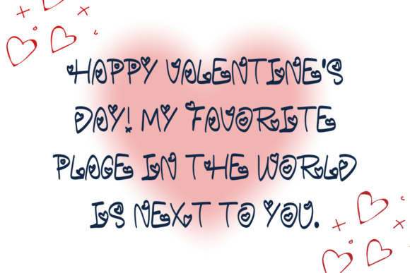 Inlove Font PNG with transparent background - Preview 2