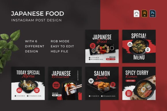 Japanese Food - Instagram Post